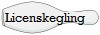 Licenskegling
